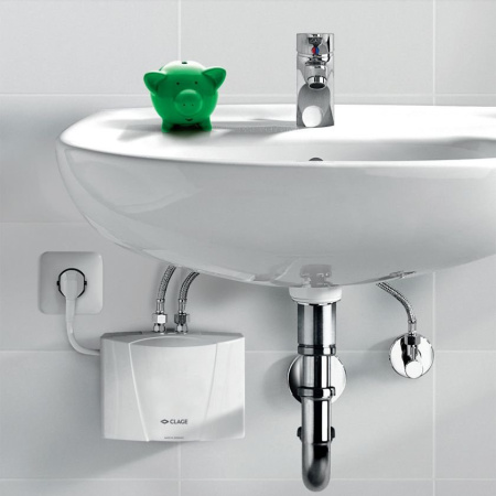 Водонагреватель электрический проточный 7 кВт Clage 1500-16007