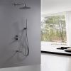 Душевая система Abber AF8817NG встраиваемая в стену цвет серый
