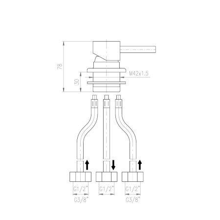 Смеситель RavSlezak Seina SE968.5 на борт ванны хром