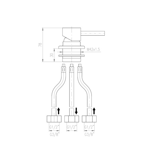 Смеситель RavSlezak Seina SE968.5 на борт ванны хром - фото 2