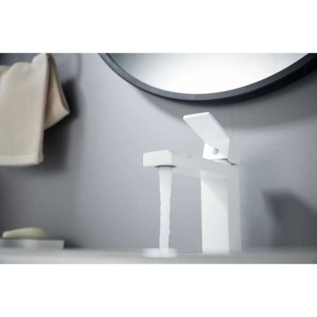 Смеситель Knotlor STABLE KN-20/WY на раковину белый