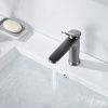 Смеситель Shevanik S4701T на раковину оружейная сталь