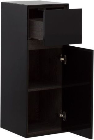 Шкаф Aquanet Милан 00306376 40х90 подвесной цвет черный