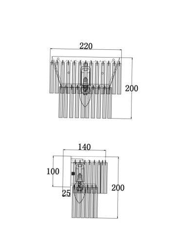 Бра Maytoni Colonne MOD093WL-01BS - фото 2