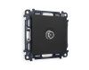 Комплект механизма TV розетки оконечной 50-870 MHz 1dB Ambrella Volt Alfa (Алфа) MA813010