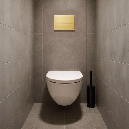 Клавиша смыва механическая Iberica Blanca INOX-S IB.B016.03 цвет желтый