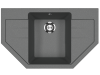 Кухонная мойка Ulgran Classic U-609-343 80х50 цвет черный