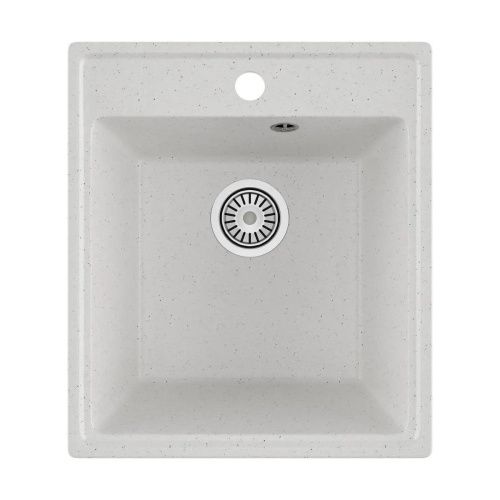 Кухонная мойка Maretti Kitchen 425 KT425-WH 43х49 цвет белый поверхность матовая - фото 2