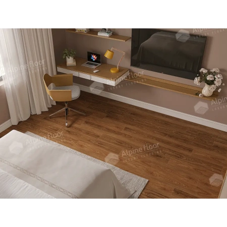SPC ламинат Alpine Floor Nut ECO 22-2 MC Маррон толщина 0.4 см 43 класс 1220х183