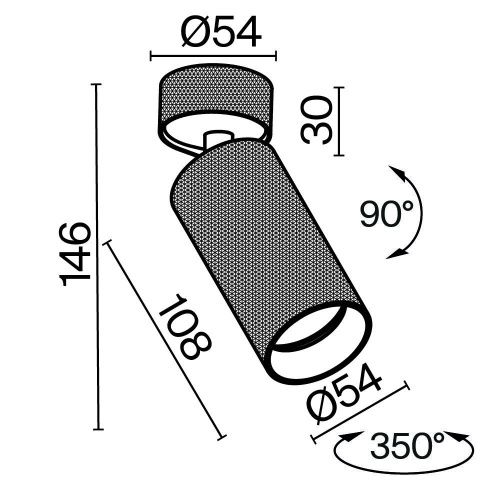 Светильник потолочный Maytoni Technical Artisan C082CL-01-GU10-W - фото 2