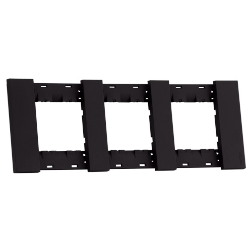 Рамка трехместная Meiton Soft Touch (Софт Тоуч) AA4802M3AG - фото 2