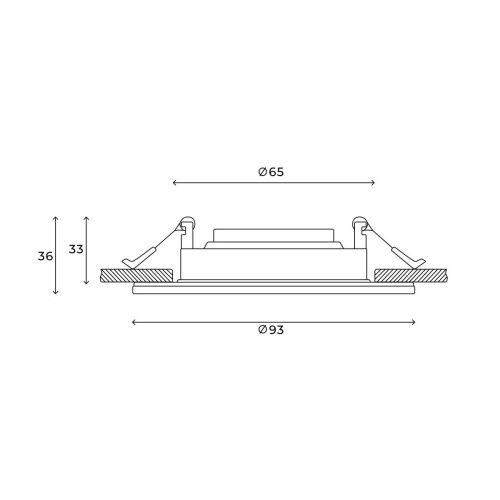 Светильник встраиваемый Hesby Lighting Aqua Breeze (Акуа Бреезе) HSBL_0134 - фото 2