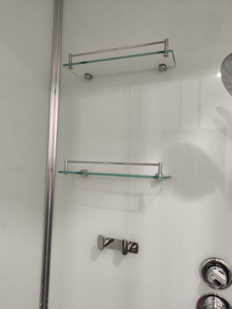 Душевая кабина Frank 181009 120х80 асимметричная с крышей ориентация правая