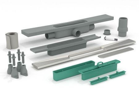 Душевой лоток OMP Tea Emyflow 5963.404.8.3 золото