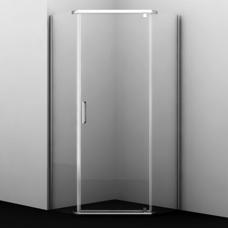 Душевой уголок Wasserkraft Leine 35P 35P11 90х90 стекло прозрачное профиль хром без поддона