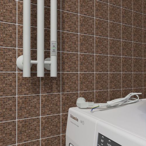 Полотенцесушитель Маргроид Inaro Inaro-12012-1049-9016L 15х120 электрический белый матовый - фото 4