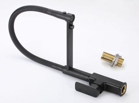 Смеситель для кухни Savol S-L1808H-01 на столешницу черный