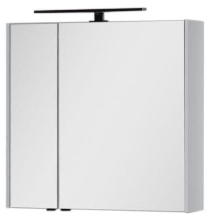 Зеркало-шкаф Aquanet Латина 00179635 80х17х75 подвесной цвет белый