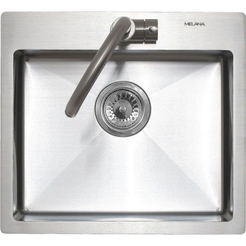 Кухонная мойка Melana ProfLine MLN-R48544H 49х44 цвет сатин поверхность матовая