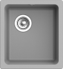 Кухонная мойка Rivelato BERKANA BK-35 grigio metallizzato 40х45 цвет серый