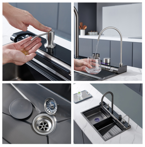 Мойка кухонная Cerutti SPA CT10578 75х46 цвет графит - фото 4