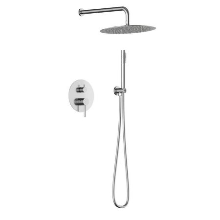 Душевая система Knotlor SS-26 встраиваемая в стену цвет нержавеющая сталь