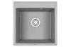 Кухонная мойка Granula 5102, АЛЮМИНИУМ 51х52 цвет серый поверхность матовая