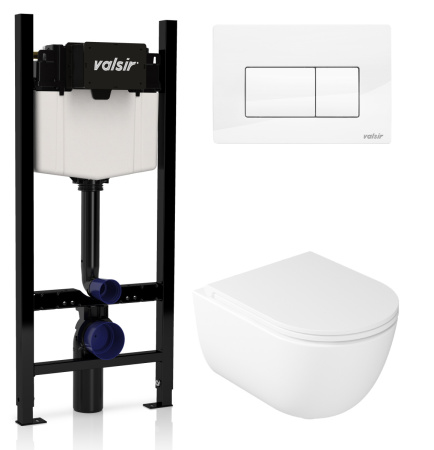 Комплект унитаз с инсталляцией Valsir KIT VSWG 7334 Slim P1