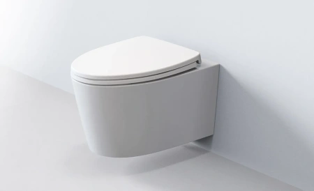 Чаша унитаза подвесная Arrow AHB21002H цвет белый без сиденья безободковая каскадный смыв