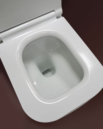 Унитаз напольный с бачком Creo Сeramique ARCHILITE COMBO-AS1003/ARL1002/AS1001T белый с сиденьем с микролифт душевой смыв