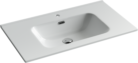 Раковина из сантехнического фарфора Ceramica Nova ELEMENT CN7005 80х50 накладная цвет белый