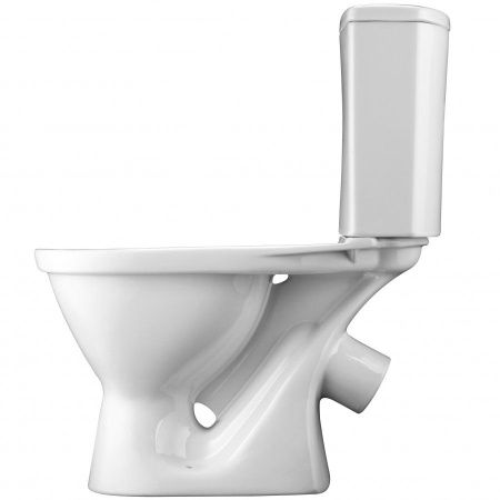 Унитаз-компакт напольный с бачком Santek Алькор 1WH302140 белый с сиденьем каскадный смыв