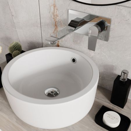 Смеситель для раковины Wasserkraft Lopau 3200 3230 встраиваемый в стену хром