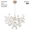 Люстра подвесная Crystal Lux Evita (Евита) Evita SP63 Gold/Transparent