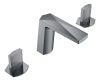 Смеситель для раковины Boheme Venturo 150-SGM-TOUCH встраиваемый в стену серый