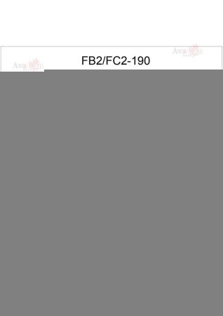 Душевая дверь AvaCan FB2-190 210х195 стекло тонированное профиль черный