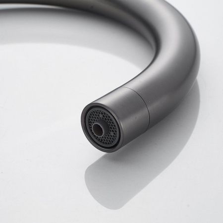 Смеситель для кухни Raffine F108T на мойку оружейная сталь