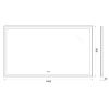 Зеркало с подсветкой и антизапотеванием BelBagno SPC-GRT-1400-800-LED-TCH-WARM 140х80 подвесное