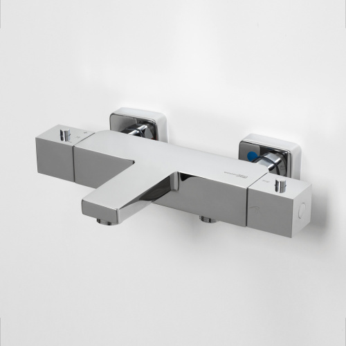 Смеситель для ванны WasserKRAFT Alme 1500 1511 Thermo настенный хром - фото 2
