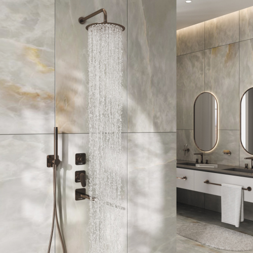 Верхний душ WasserKRAFT Asphe 7700 A331 розовое золото - фото 4