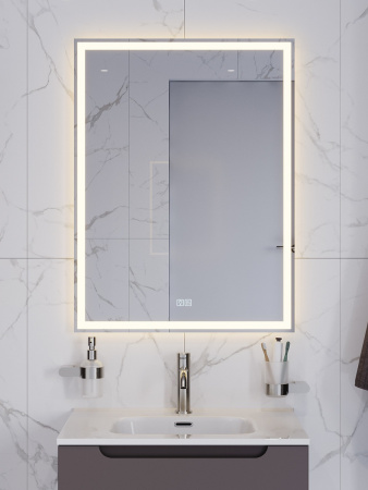 Зеркало с подсветкой BelBagno SPC-GRT-600-800-LED-3000K-TCH-WARM 60х80 подвесное
