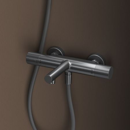 Смеситель для ванны и душа IDDIS Duna DUNGM02i74WA настенный графит