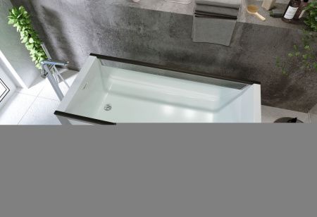 Ванна акриловая Aima Design NEO 01нео1775с2с 170х75 отдельностоящая прямоугольная с каркасом