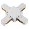 Трековый однофазный X-образный соединитель AM Group Track (Трацк) AM178 WH
