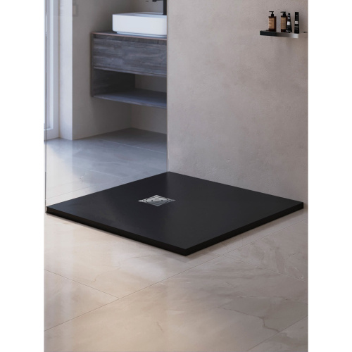 Душевой поддон RGW Stone Tray 16152088-02 80x80  искусственный камень серый - фото 4
