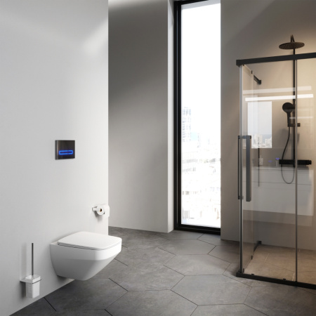 Унитаз подвесной Am.Pm Inspire V2.0 C50A1700MWSC белый матовый с сиденьем микролифт безободковый каскадный смыв