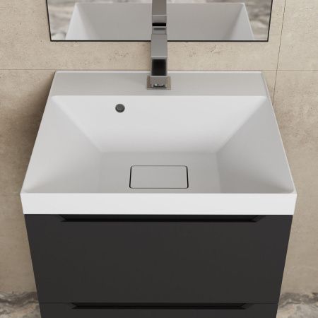 Тумба под раковину Uperwood Tanos 2191020001 50х50 подвесная цвет черный