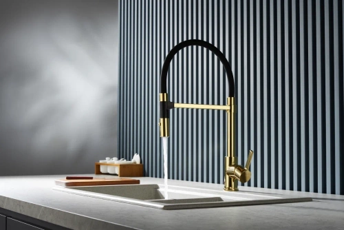 Смеситель для кухни Rose R133E на мойку золото - фото 5