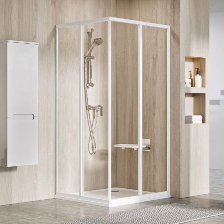 Душевая дверь Ravak Supernova 14V301O2Z1 75х195 стекло прозрачное профиль белый