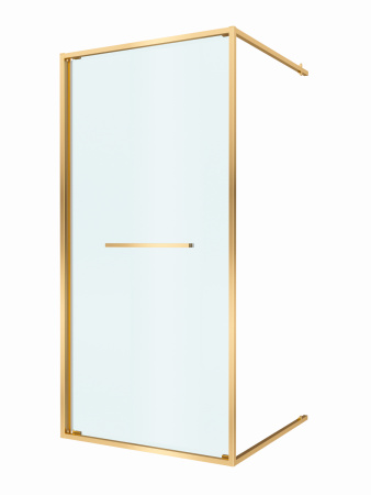 Душевая дверь Cezares LUX LUX-B-FS-1-100-C-BORO 100х195 стекло прозрачное профиль золото
